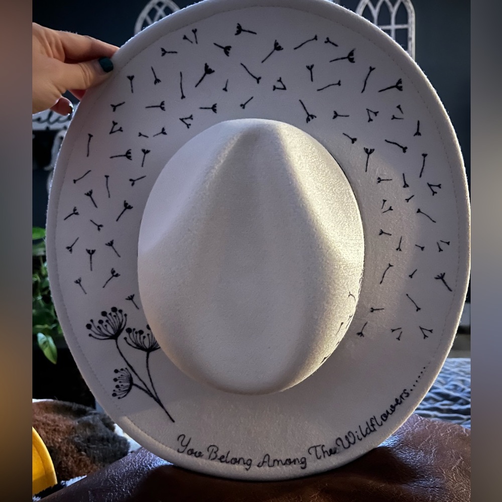 Custom drawn hat